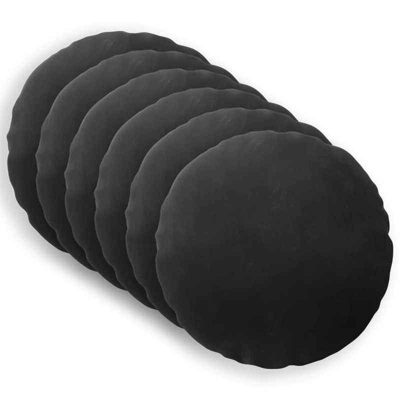 Pink Cushion, Round 50cm, Black