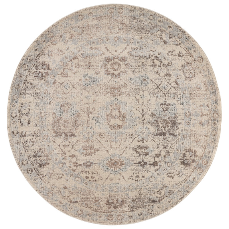 Madison 497 Performance Oriental Rug, Round 6'7"