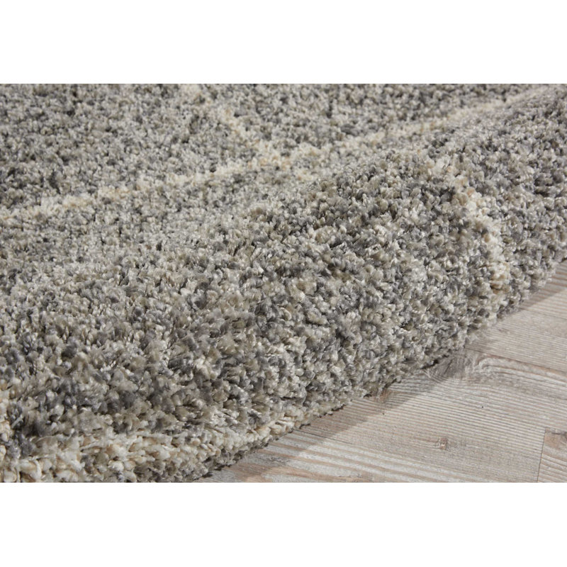 Tapis marocain à poils longs Rosetta, Rectangle 5 pi x 7 pi