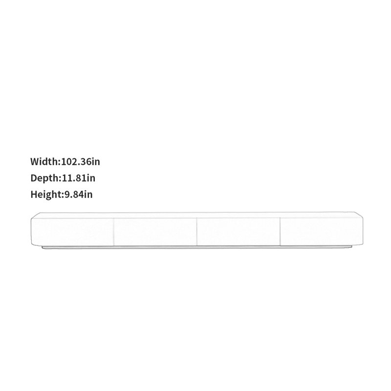 Meuble télé Creative Minimalist, Blanc