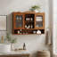 Armoire murale à porte coulissante avec étagères amovibles et grand espace de rangement-462579050