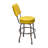 Retro Home Single Ring Upholstered Swivel Bar & Counter Stool with Back-48367128-18734016