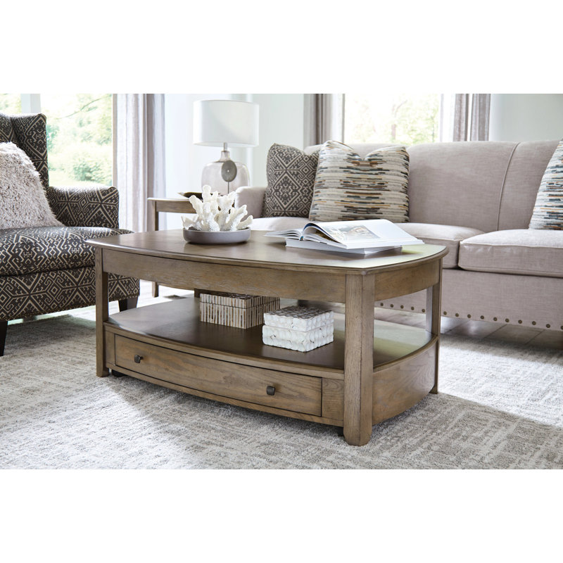 Dekorion Solid Wood Coffee Table