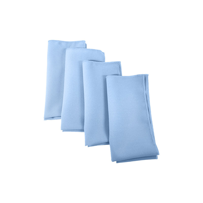 Polyester Square Napkin - Basics by Wayfair™, Light Blue, Set of 4