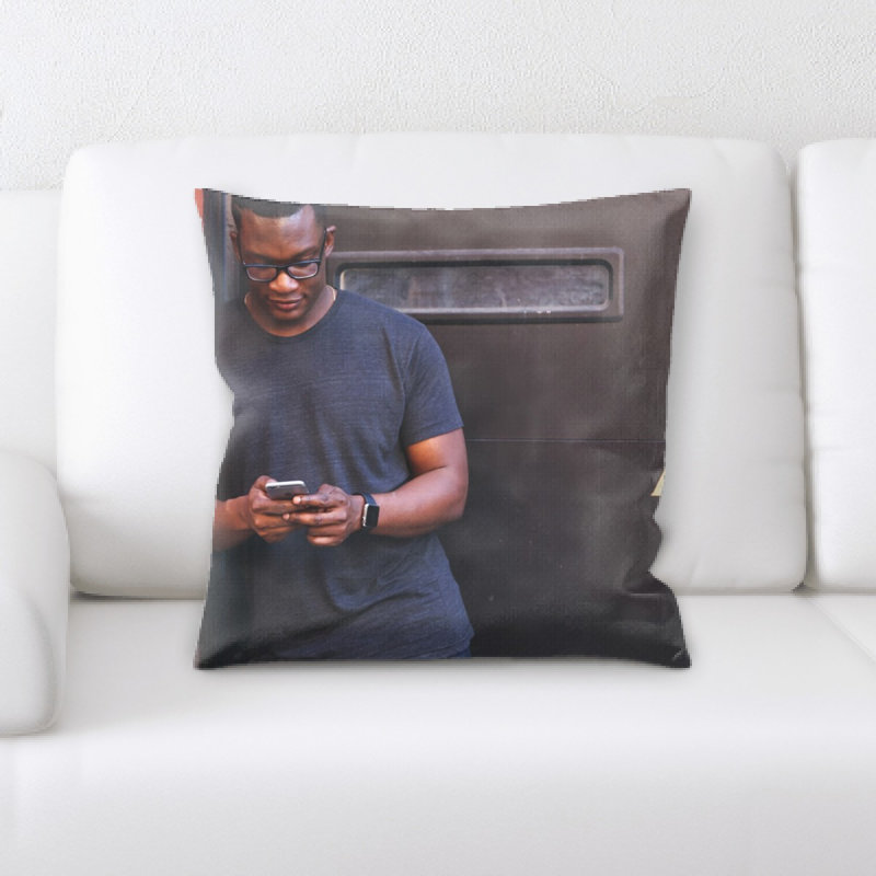 Coussin décoratif man