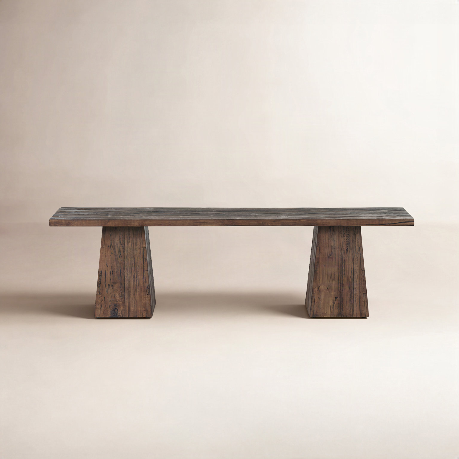 94'' Console Table, Smoked Alder