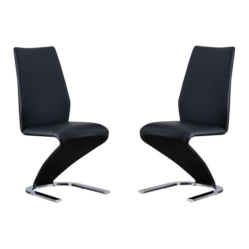 Ayleth Upholstered Dining Chair, Black