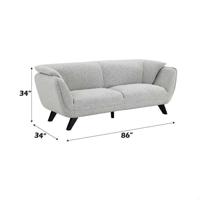 Canapé Boucle, Gris