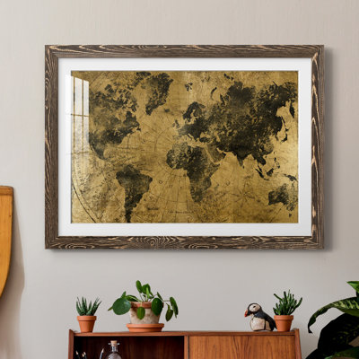 Golden Atlas - reproduction de cadre photo sur papier