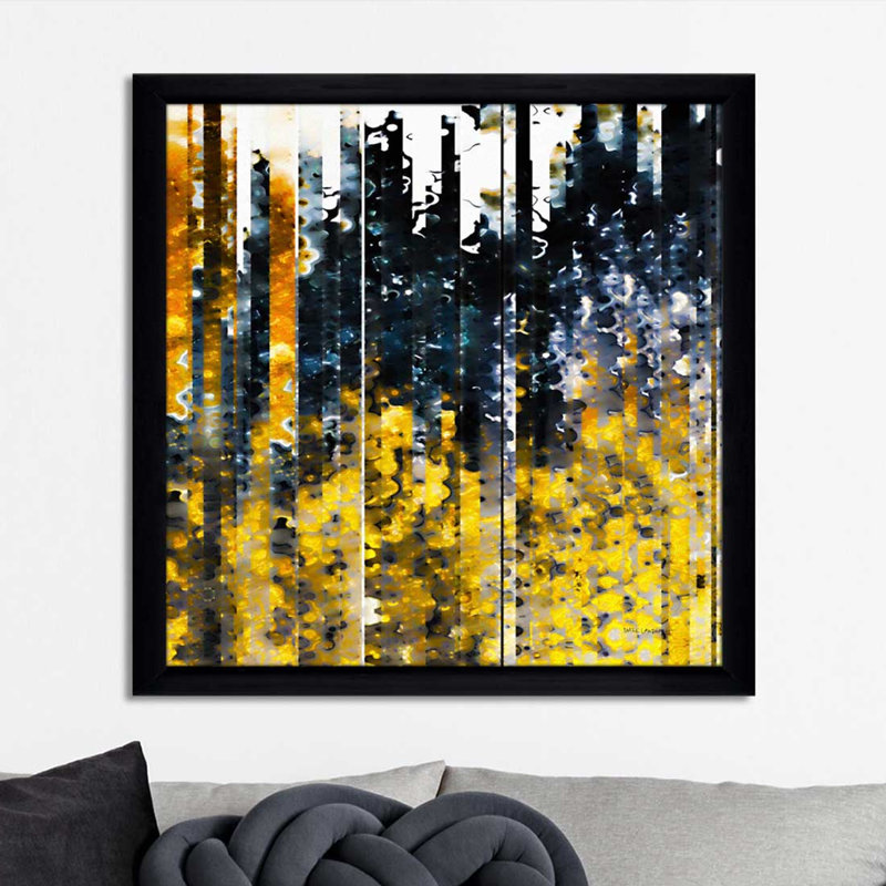 «Tested By Fire, 1 Peter 1: 7» par Mark Lawrence, impression, Cadre noir, H 25,5 po x l 25,5 po x P 1 po