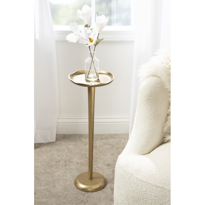 Avelines End Table, Gold