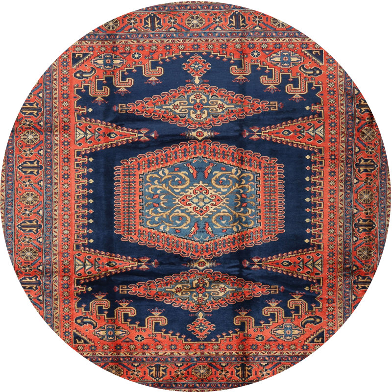 Tapis 100% traditionnel lavable à la machine 2578, Rectangle 5 pi x 8 pi