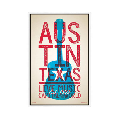 Austin Live Music Capital Of The World by Jim Zahniser - Print on Canvas