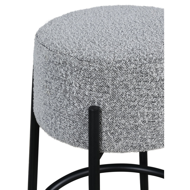 Tabouret de comptoir Avalon, Gris, Tabouret de comptoir (siège d'une hauteur de 26,4