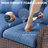 Patio Loveseat Sofa, Outdoor Wicker Loveseat with Luxury Thick Cushion, All-Weather Patio Furniture Set-101831494-101831495