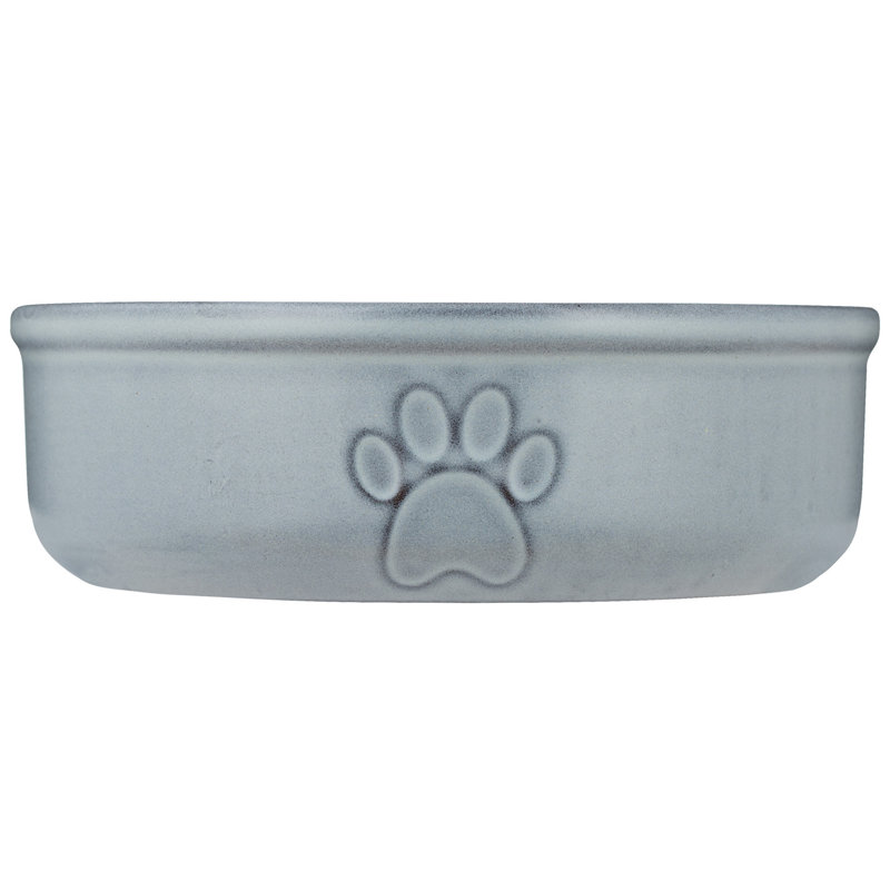 Mason Cash: bol pour animal de compagnie patte réactive - 7 po, 32 oz - glacis bleu, nourriture pour chien-eau, grès céramique, va au micro-ondes et au lave-vaisselle, repas-hydratation