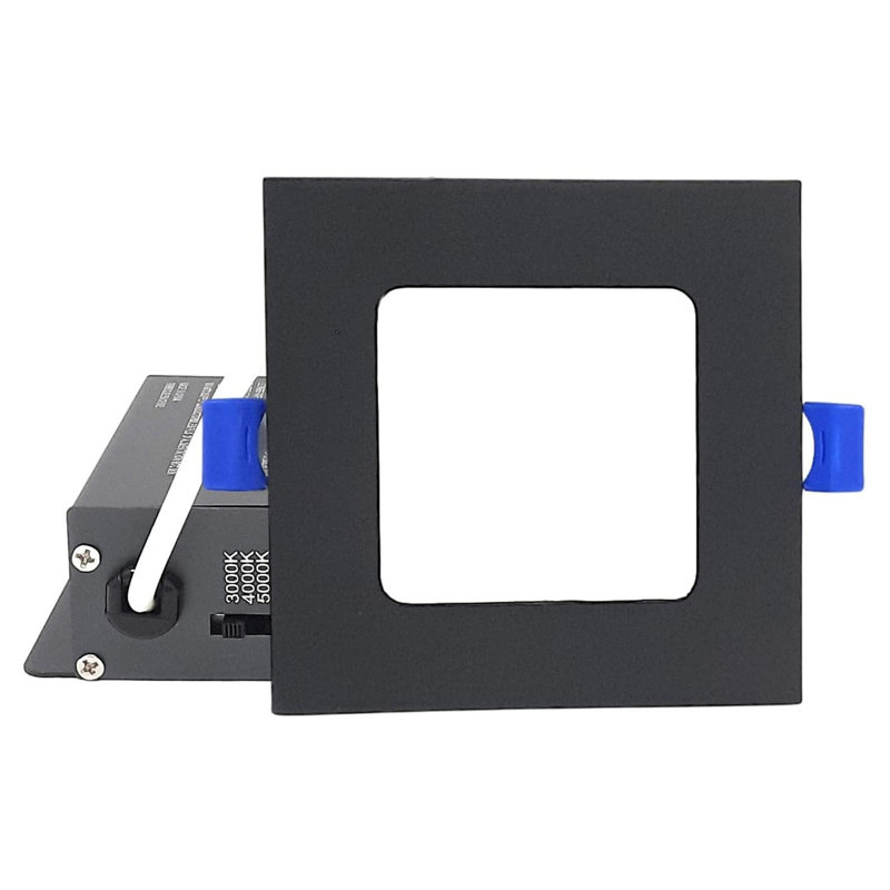 Ensemble d'éclairage encastré 4,7 "Ultra Slim, Noir