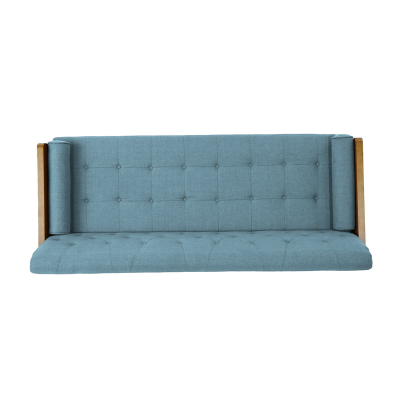 Canapé Aidan Mid-Century, Bleu