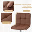 Delvion Upholstered Adjustable Height Bar Stool