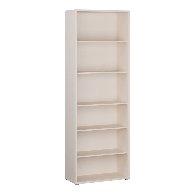 Chadwic Modern minimalistic shelf unit with 6 open shelves, bookshelf, engineered wood, 49.8 cm W x 214.3 cm H x 34.9 cm D