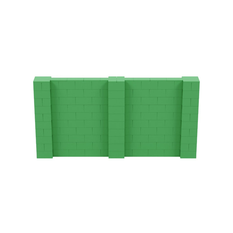 Ensemble mural de blocs géants 7 'T, H 60 po x L 120 po, Vert