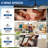 42" Black Modern Ceiling Fan with Light and Remote App-1243717400