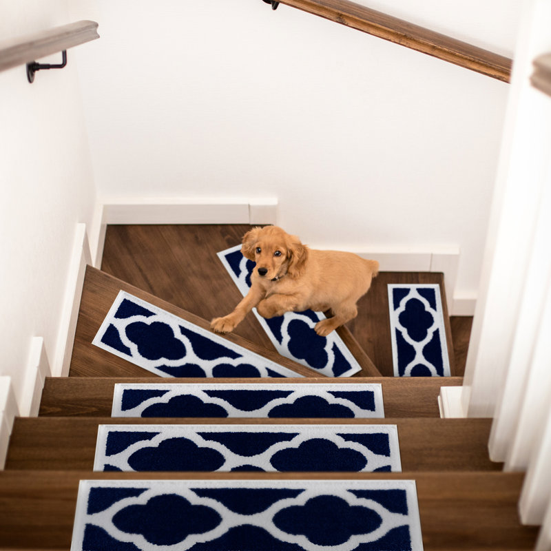 Tapis d'escalier, Bleu marine