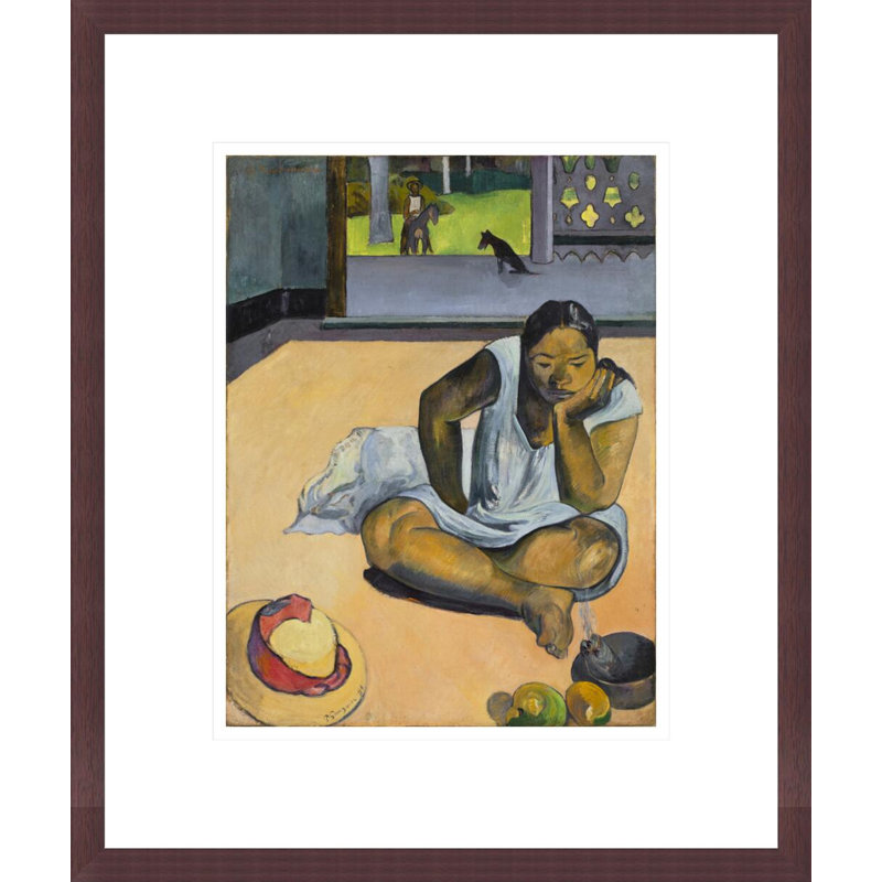 «Te Faaturuma» par Paul Gauguin - Estampe numérique encadrée, H 16,37 po x l 13,75 po