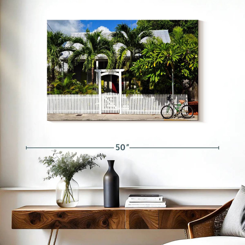 Lilie Key West Cottage, 26" H x 39" W