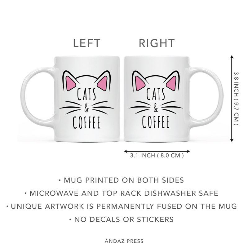 Tasse à café «Funny Cat Lover Naps», Chats et café