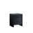 Morris  2 Drawer Nightstand Black-747588195