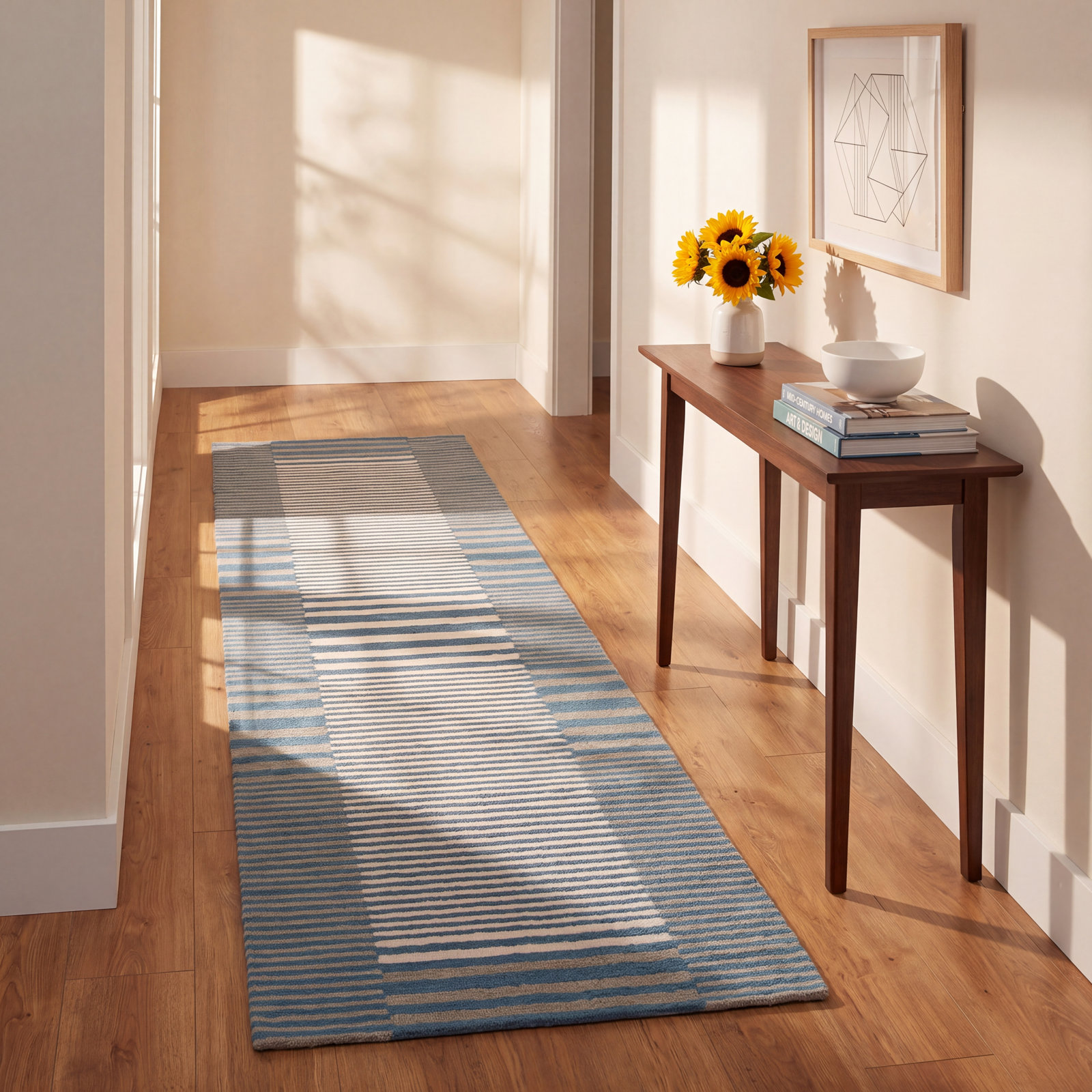 Fairhaven Hand-Tufted Striped Rug, Runner 2'3" x 8'