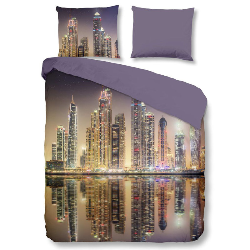 Pure Duvet Cover Dubai Multicolour, Single - 1 Pillowcase (80 x 80 cm)
