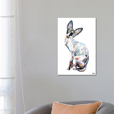 Larry by Becksy - Wrapped Canvas Gallery-Wrapped Canvas Giclée