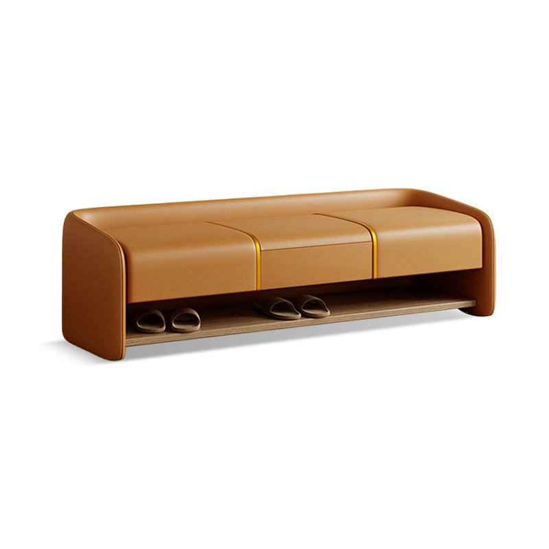 Banc rembourré orange, Orange