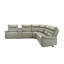 Canapé modulaire en cuir fleur Jayke