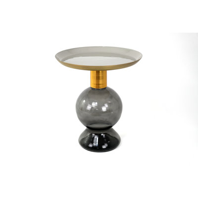 Alisdair Tray Top Pedestal End Table