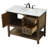Bonsai 42 " W Freestanding Standard 1 Single Vanity Bathroom Vanity With Marble Top-1312534265