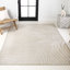 Tapis rayé beige / crème Aldrik-1457917314