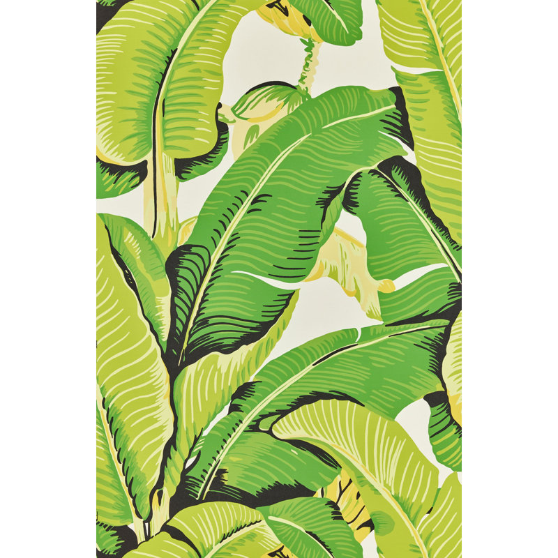 HINSON PALM WALLCOVERING, 15" L x 26" W, Mojito