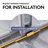 50” - 54" W x 77” H Double Sliding Frameless Glass Shower Doors |3/8" Thickened Clear Tempered Glass | Leak-Proof Precision | Durable Stainless-Steel Hardware | Easy Clean Glass-100146565