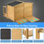 Niche pour chien en bois massif 47,2 po Go