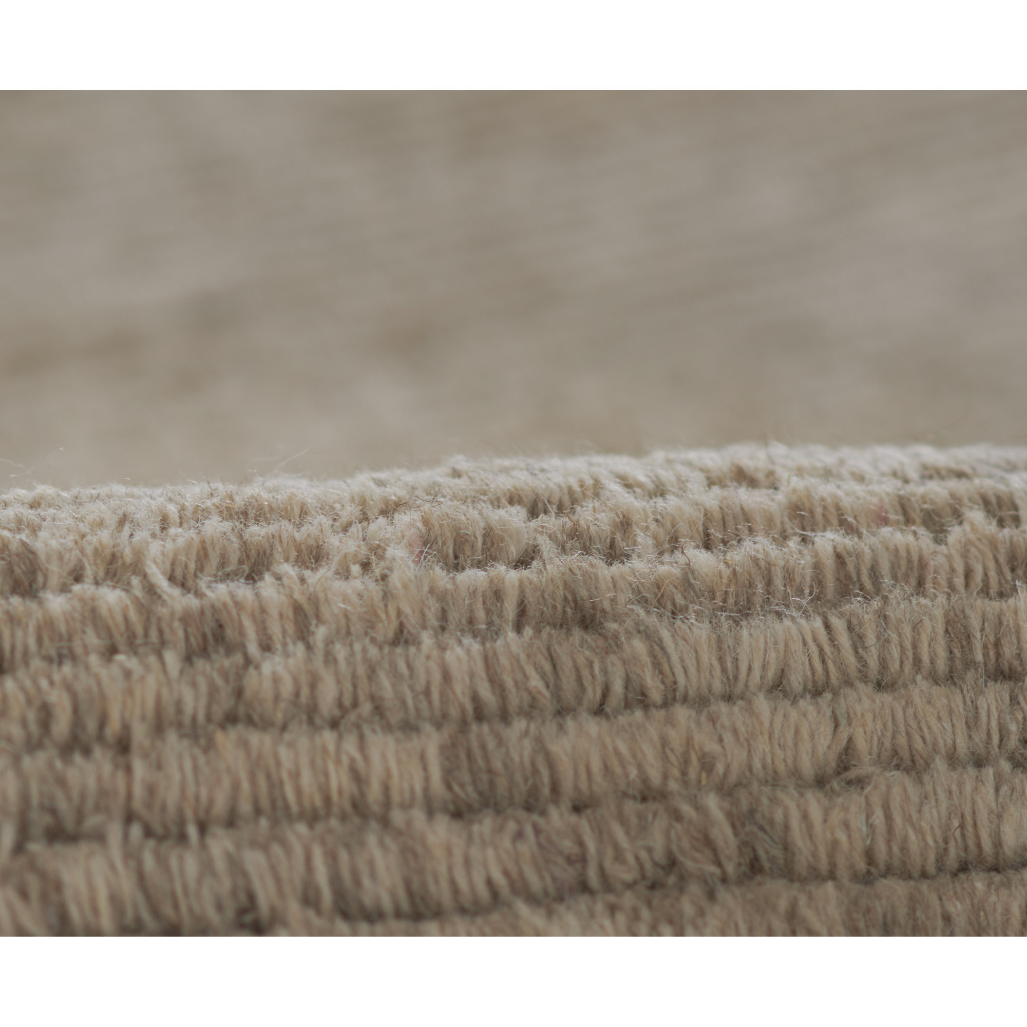 Danette Hand Tufted Wool Natural Rug, Rectangle 8' x 10'