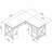 Kaionna L-Shaped Credenza Desk-2111330429