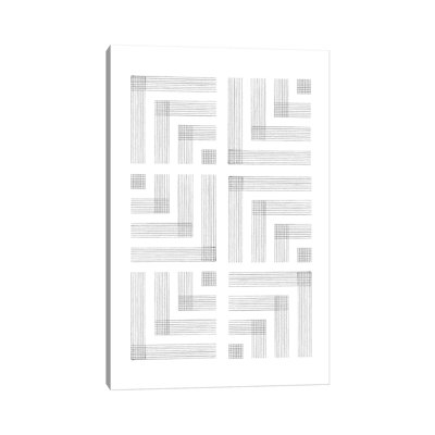 Geometric Lines by Whales Way - Print on Canvas