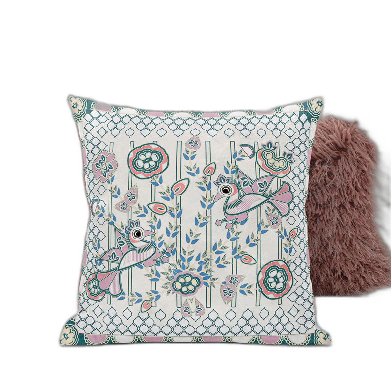 Coussin 18 po x 18 po, Blanc cassé