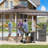 8'X8' Grill Gazebo Canopy - Heavy Duty Steel Frame, Double Tiered Grill Canopy for Outdoor Grill W/Shelves, Ceiling Hooks and Ground Stakes-113449675