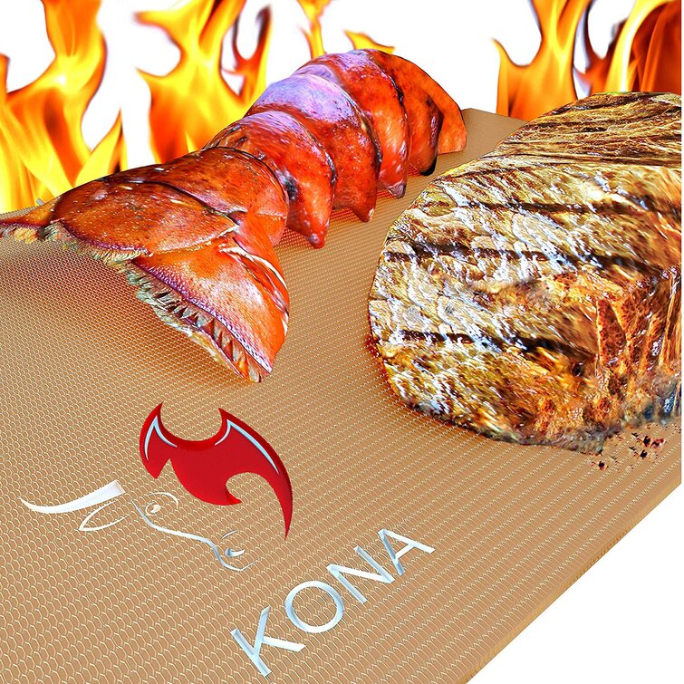 Kona Plastic Non-Stick Dishwasher Safe Grill Grid Mat