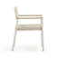 Chaise de salle à manger d'extérieur crème Levin - ensemble de 2