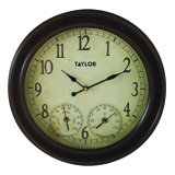 Clock/Thrm/Hyg 14 Brn